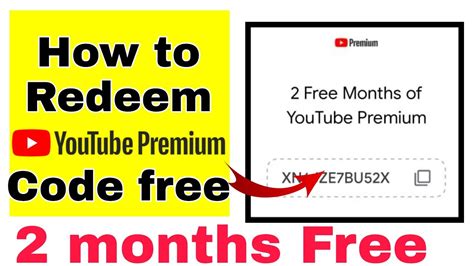 redeem code youtube|youtube redeem code 3 months.